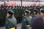К месту несения службы из Архангельска отправилась очередная команда призывников