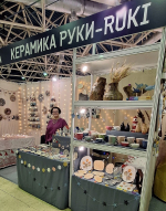 Предприниматель Поморья представил авторскую керамику на Маргаритинской ярмарке благодаря господдержке